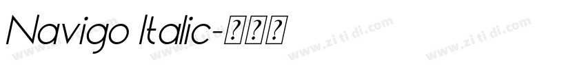 Navigo Italic字体转换 Navigo Italic字体转换
